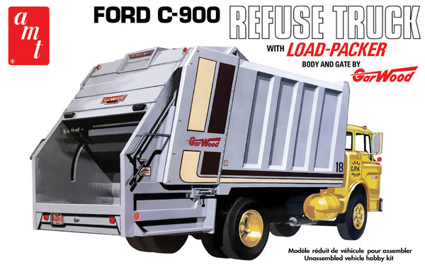 1/25 フォードC-900 ガーウッド ロードパッカー ゴミ収集車 プラモデル