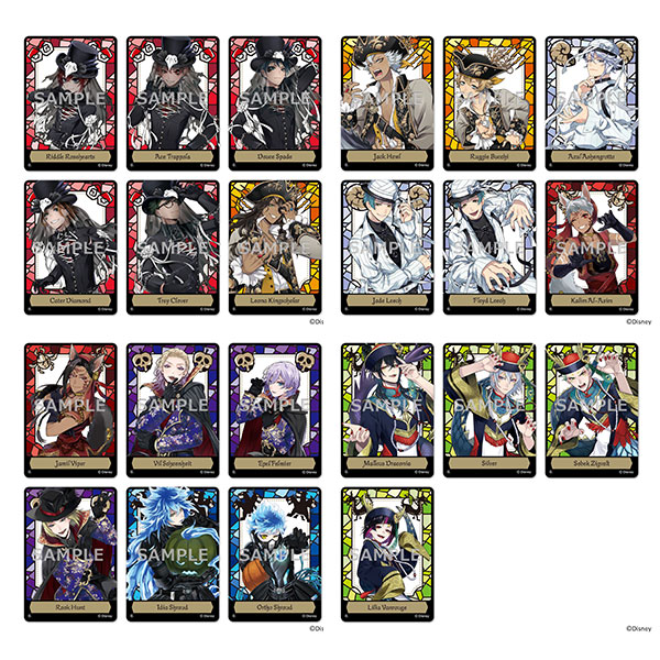 ディズニー ツイステッドワンダーランド クリアビジュアルカード 40