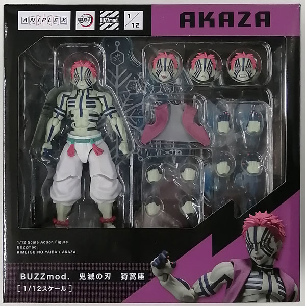 BUZZmod. 鬼滅の刃 猗窩座 1/12 アクションフィギュア (ANIPLEX+限定)