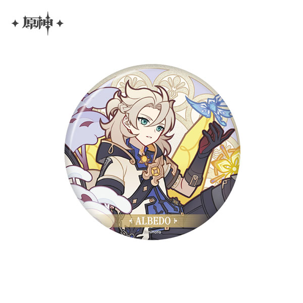 原神 風花の呼吸シリーズ キャラ缶バッジ アルベド（再販）[miHoYo