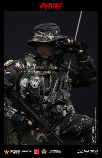 1/6スケールアクションフィギュア 中国人民解放軍 陸軍特殊部隊 偵察兵