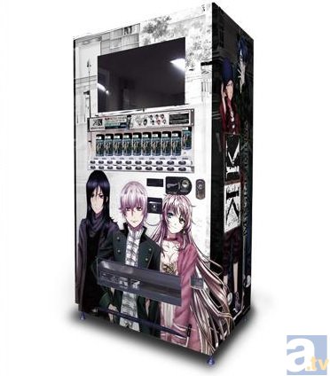 劇場版『K』公開にあわせ『K』仕様の特殊自動販売機が登場