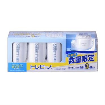 東レ トレビーノ浄水器 カセッティ カートリッジ 3個セット MK308T