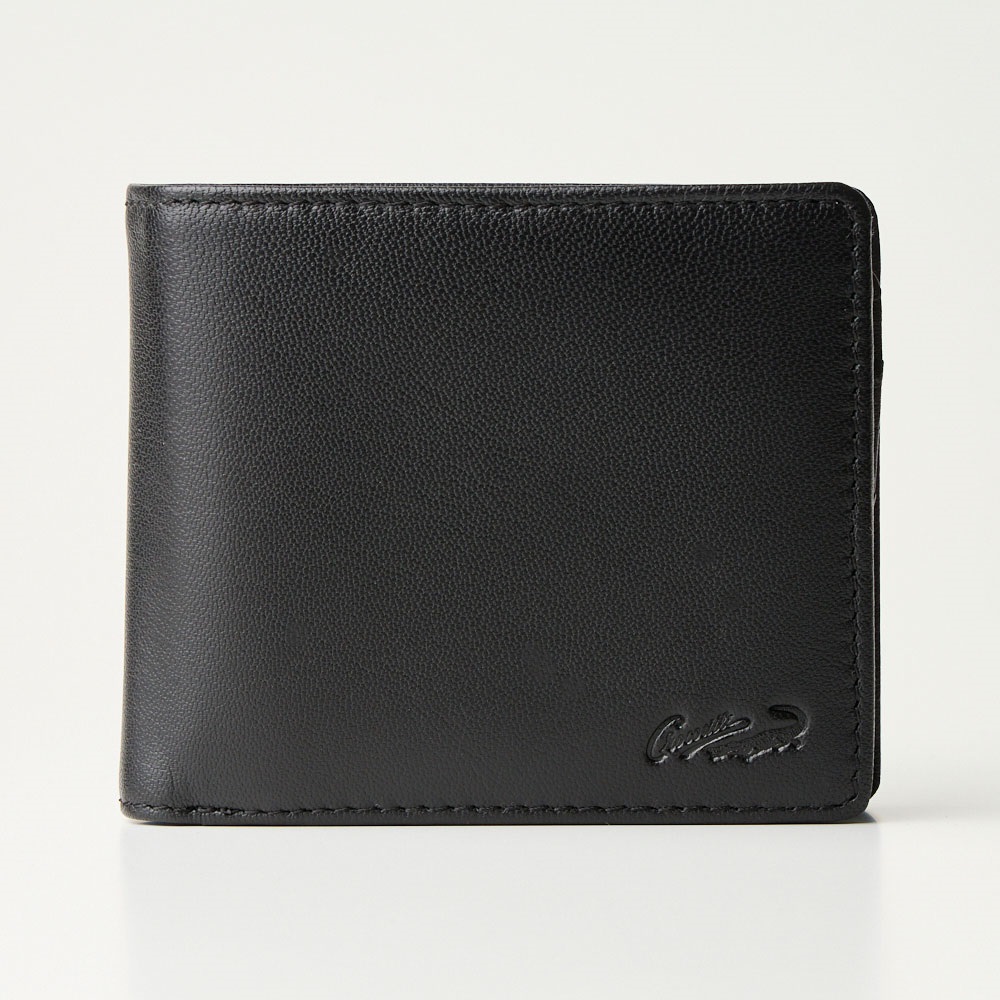 CROCODILE 本革 コンパクト財布 メンズ ゴートレザー 山羊革 ソフト