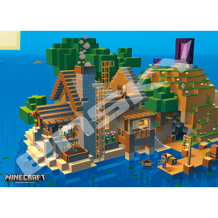 ジグソーパズル マインクラフト Beach Cabin 500ピース (完成サイズ:38