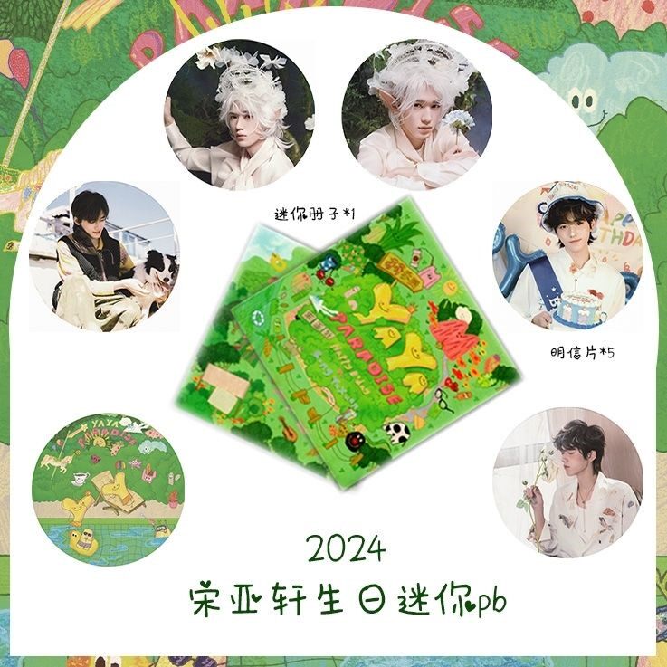 TNT时代少年团宋亚轩生日套装周边2024生日小卡pb手写信信封收藏-淘宝网