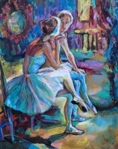 Sega Dancer - Denis Zephir - Paintings & Prints, People & Figures