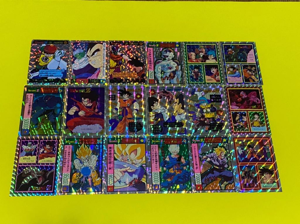超希少キラ】ドラゴンボールジャンボカードダス 山勝 両面プロマイド18