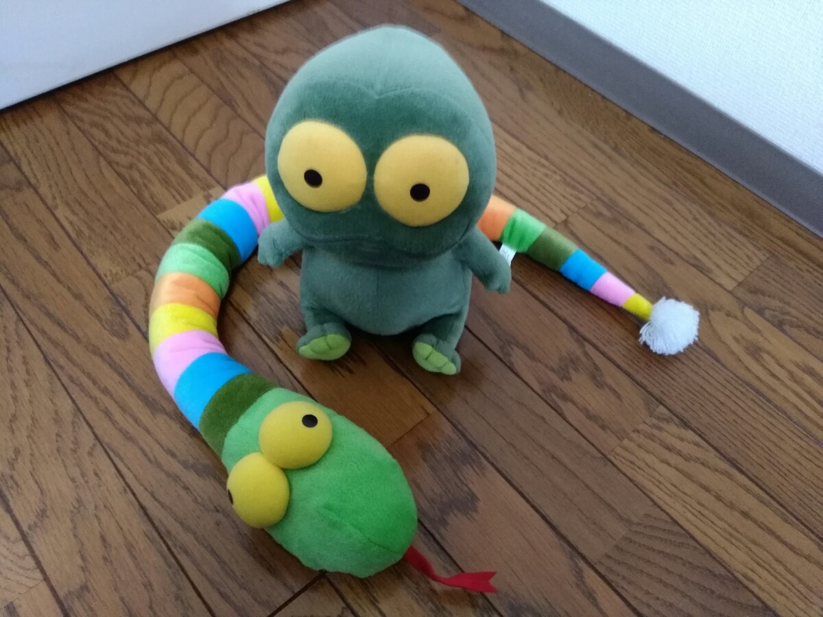 バムとケロ しましまヘビ ぬいぐるみ L バムとケロぬいぐるみ バム L