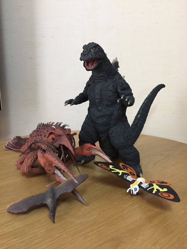 エクスプラス東宝大怪獣シリーズゴジラ1966 リック限定版 モスラ成虫付属