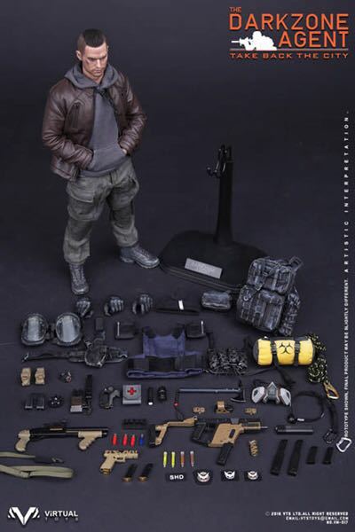 新品】VTS TOYS ダークゾーンエージェント 1/6スケール アクション