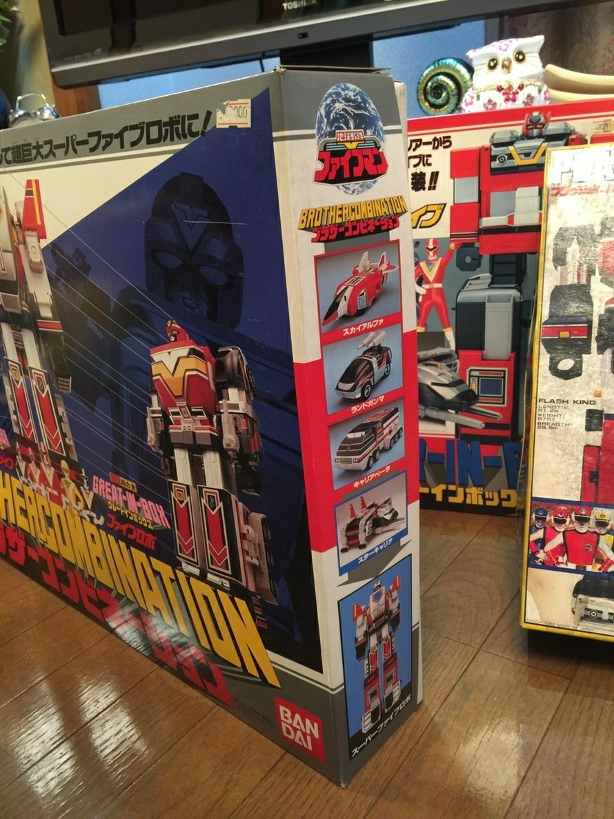バンダイ1990年 地球戦隊ファイブマン ブラザーコンビネーション