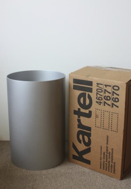 Kartell(カルテル) フタなしゴミ箱 『WASTE 未使用 Kartell 4670