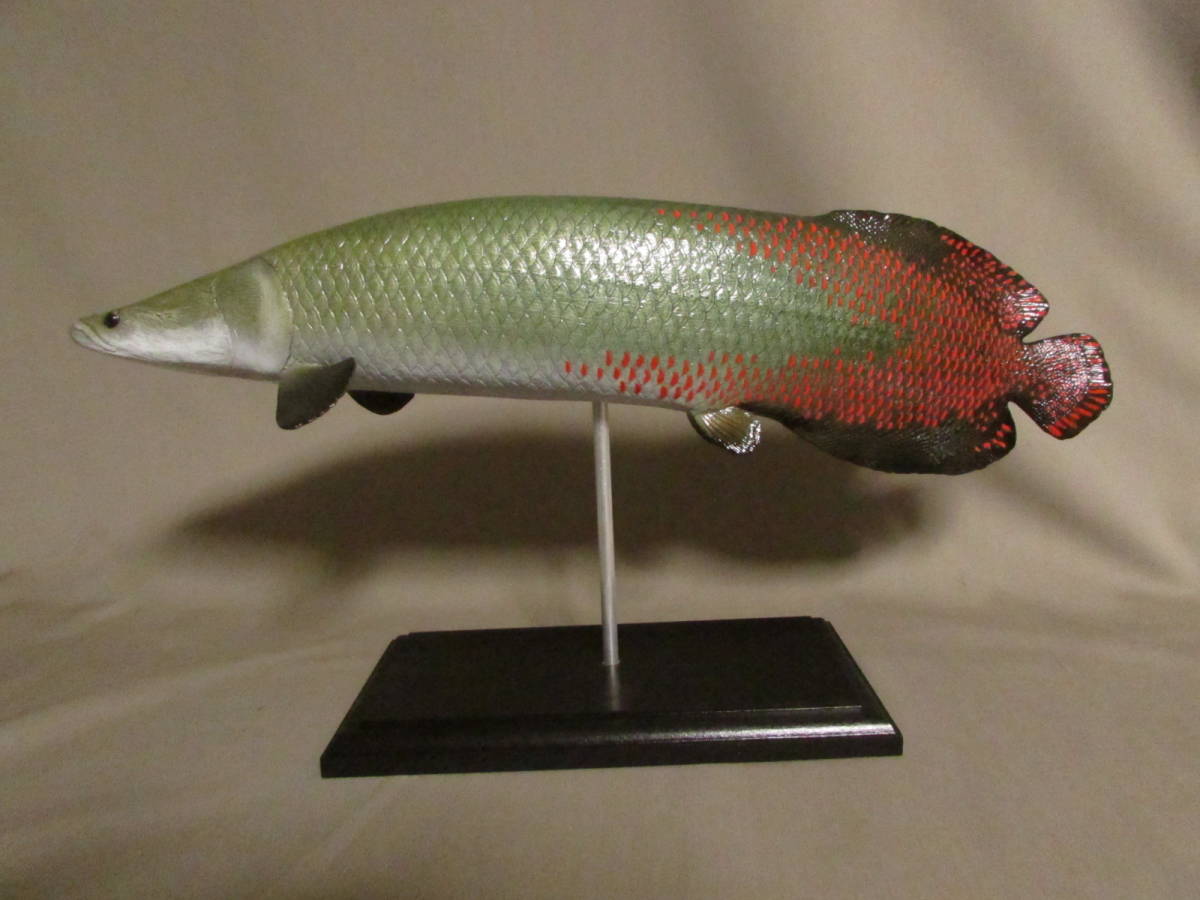 新品】○ハンドメイド 手作り 39cmピラルク 魚模型 フィギュア