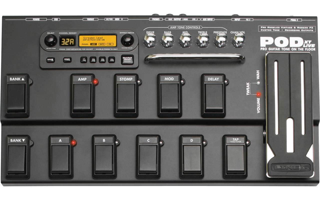 POD XT Live - Line 6 POD XT Live - Audiofanzine