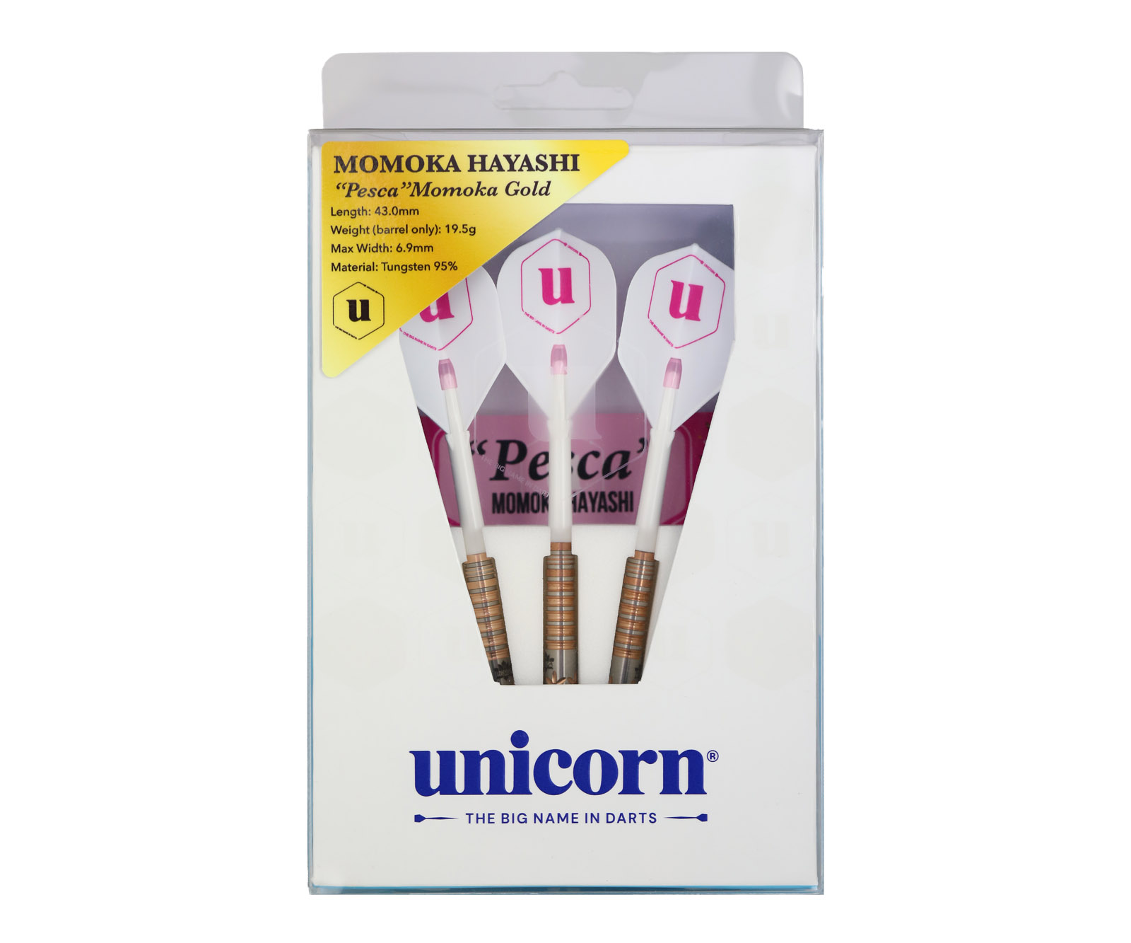unicorn Pesca MOMOKA GOLD 2BA | Exclamation Darts Shop