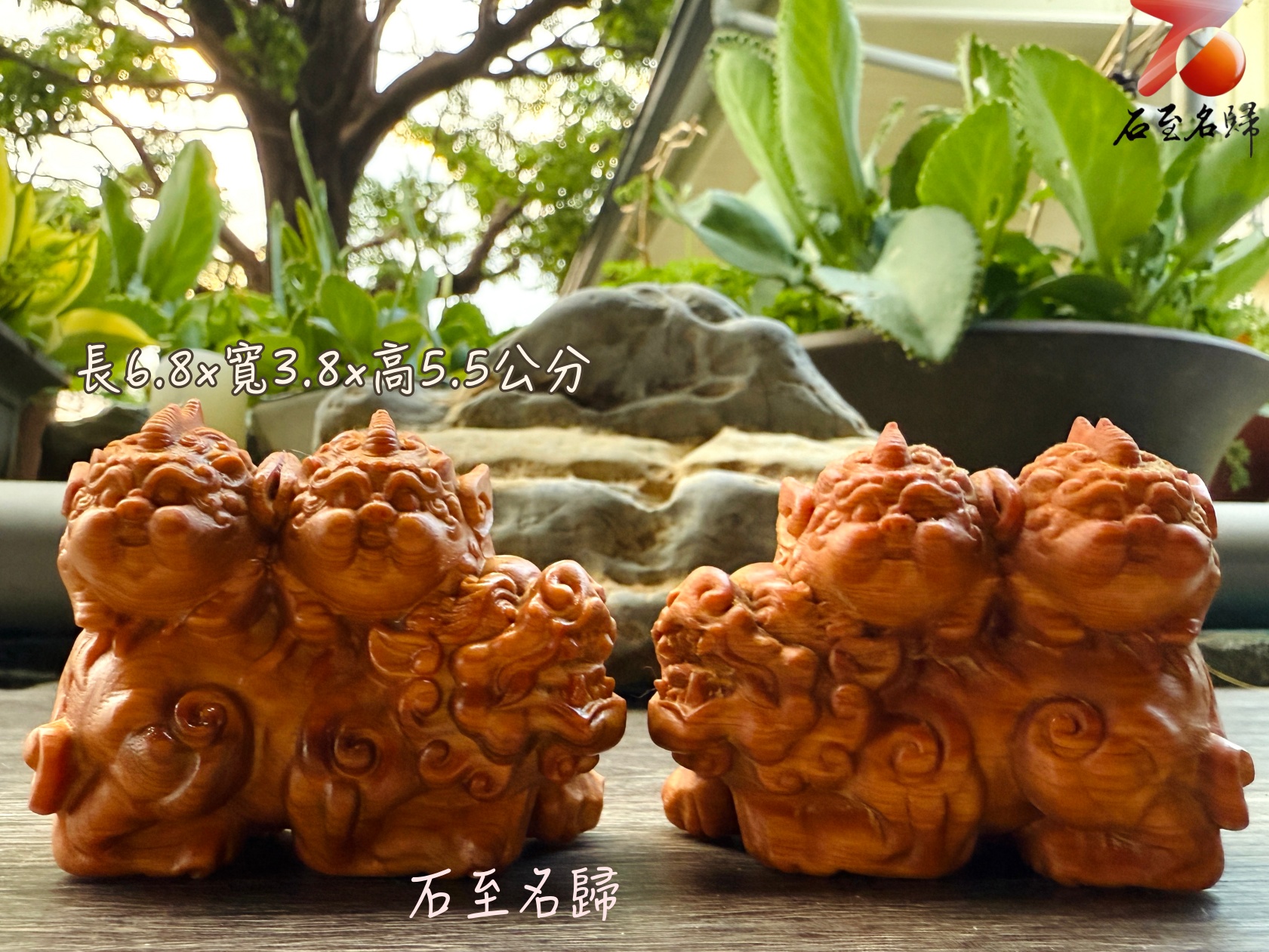 嚴選焦糖味高油城口崖柏料《貔貅聚寶，生生不息》 - 石至名歸
