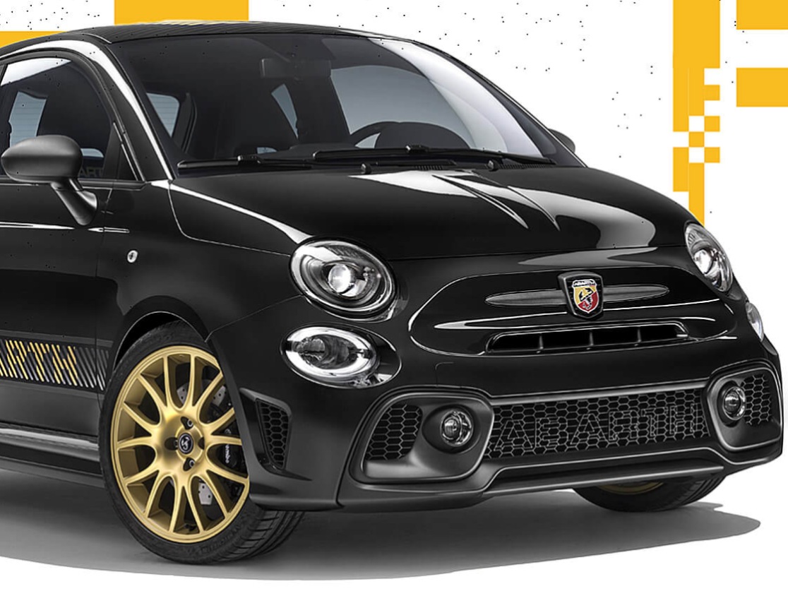 アバルト「695」最後を飾る限定車！ゴールド×黒のコントラストで重厚感