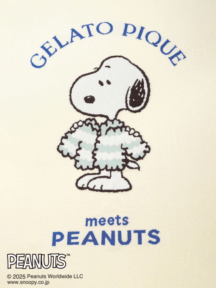 PEANUTS】オリジナルアート ジャガードマルチカバー(ブランケット