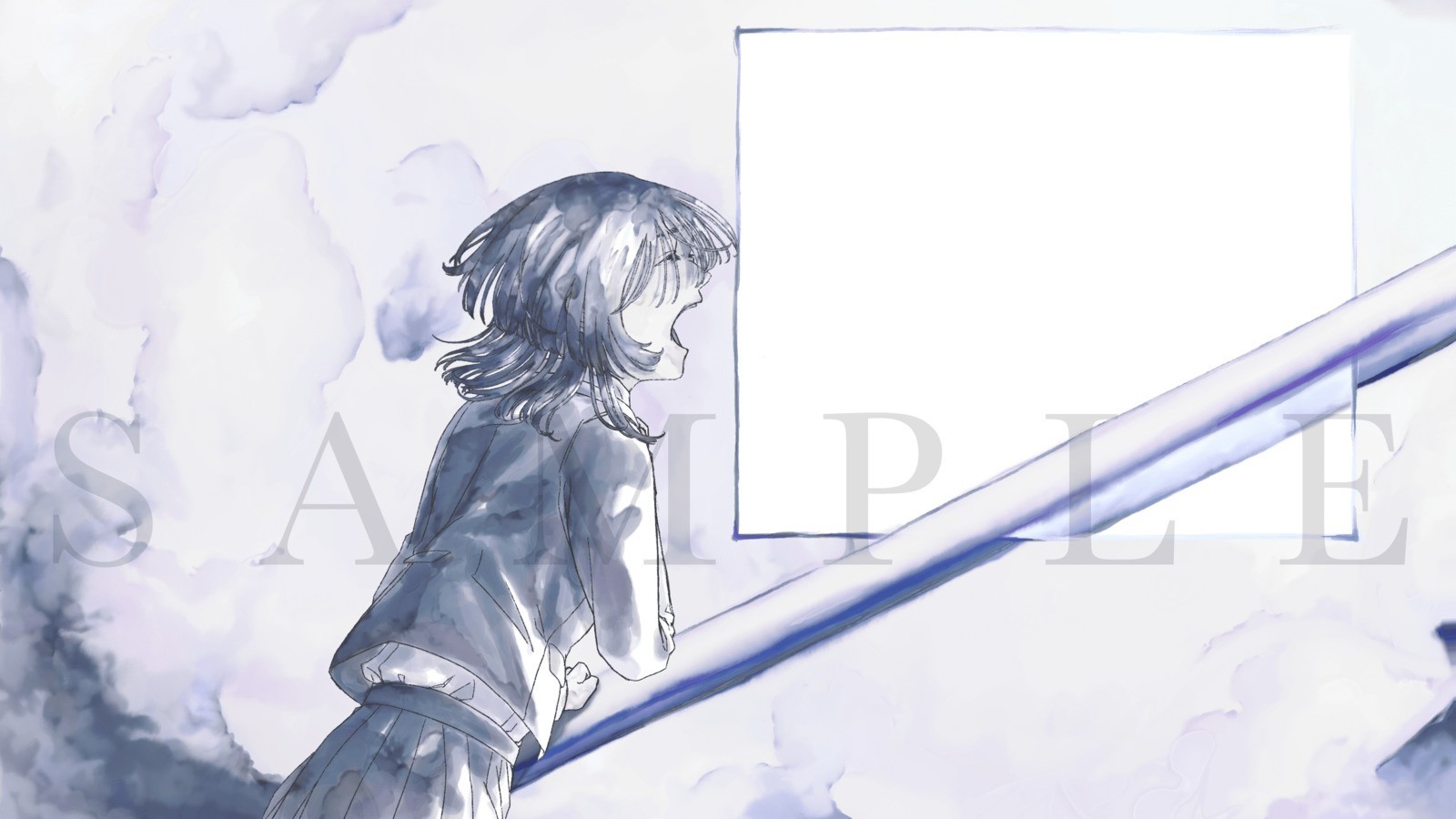 オリジナルMV用水彩風イラスト - GENSEKI