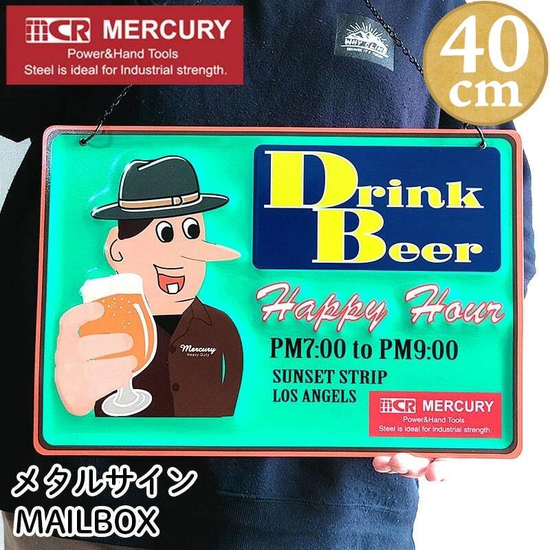 ブリキ看板 マーキュリー ビール プレート MERCURY Mr.T メタルサイン