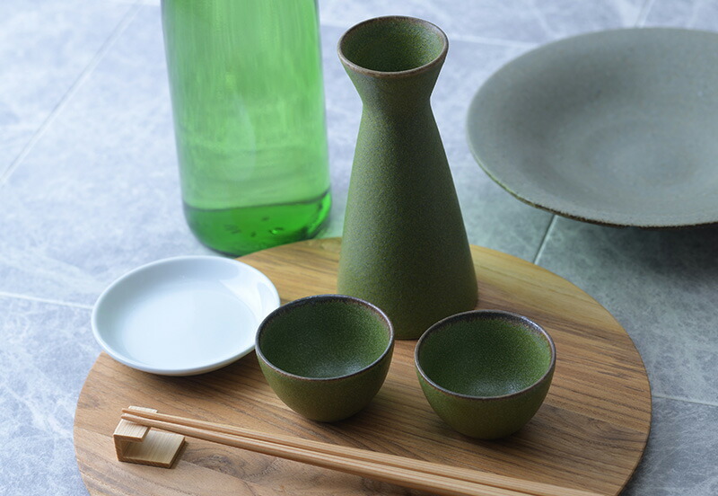 美濃焼 一合 徳利 盃2個 酒器 3点セット - 【Lifeit（ライフイット