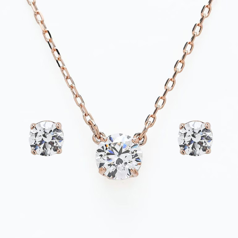 スワロフスキー SWAROVSKI ネックレス ピアス セット Stilla Attract