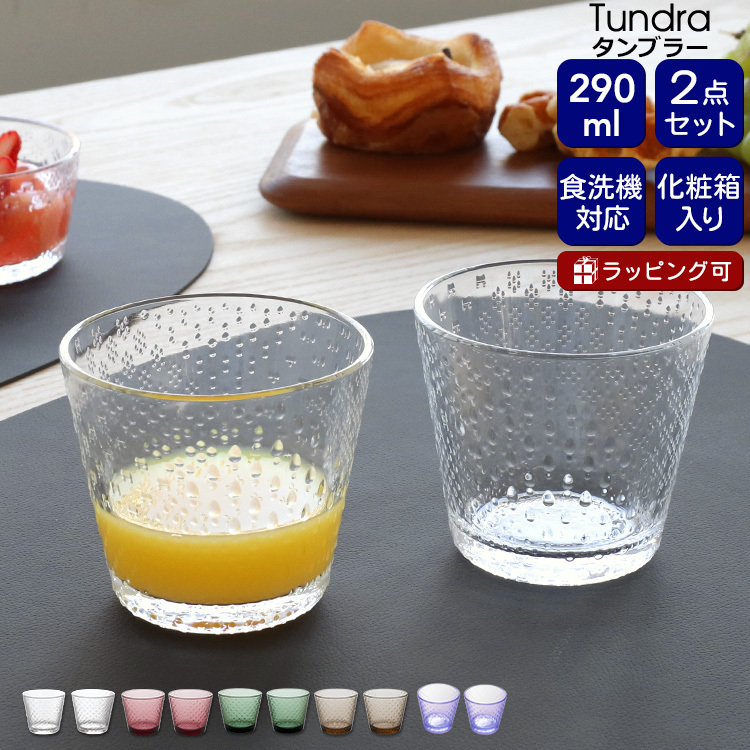 イッタラ ツンドラ タンブラー 290ml ペア iittala Tundra グラス