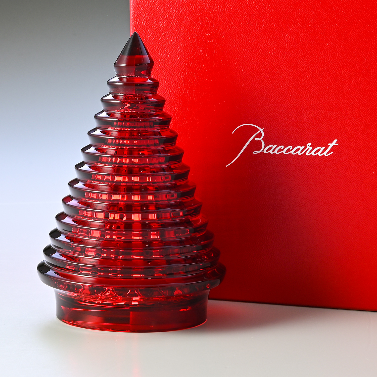バカラ Baccarat クリスタルフィギュア 2022年新作 クリスマスツリー