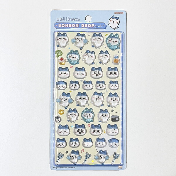 ちいかわ ハチワレ ボンボンドロップシール 文具 - 【パーフェクト