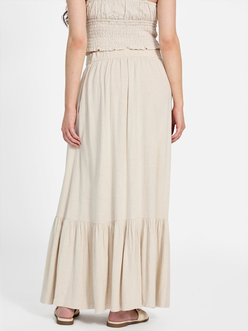 Candy Linen Maxi Skirt | GUESS Factory