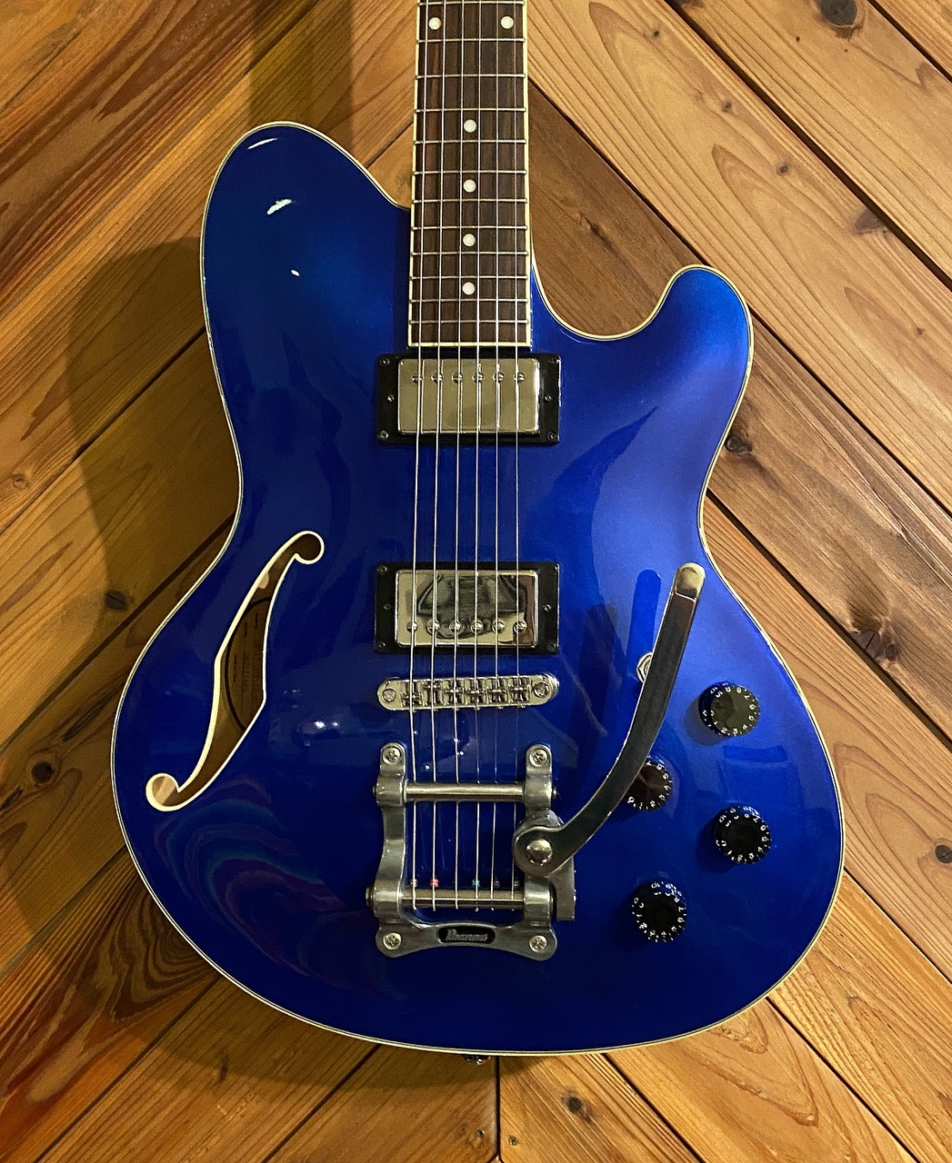 Ibanez TM71 T Talman Artcore JEWEL BLUE（中古）【楽器検索デジマート】