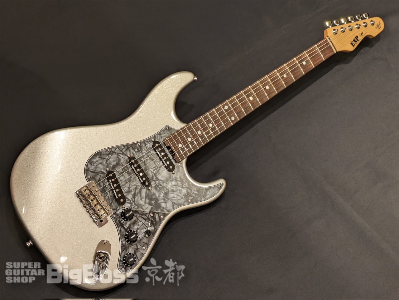 ESP SNAPPER Ohmura Custom -Royal Silver-（新品/送料無料）【楽器
