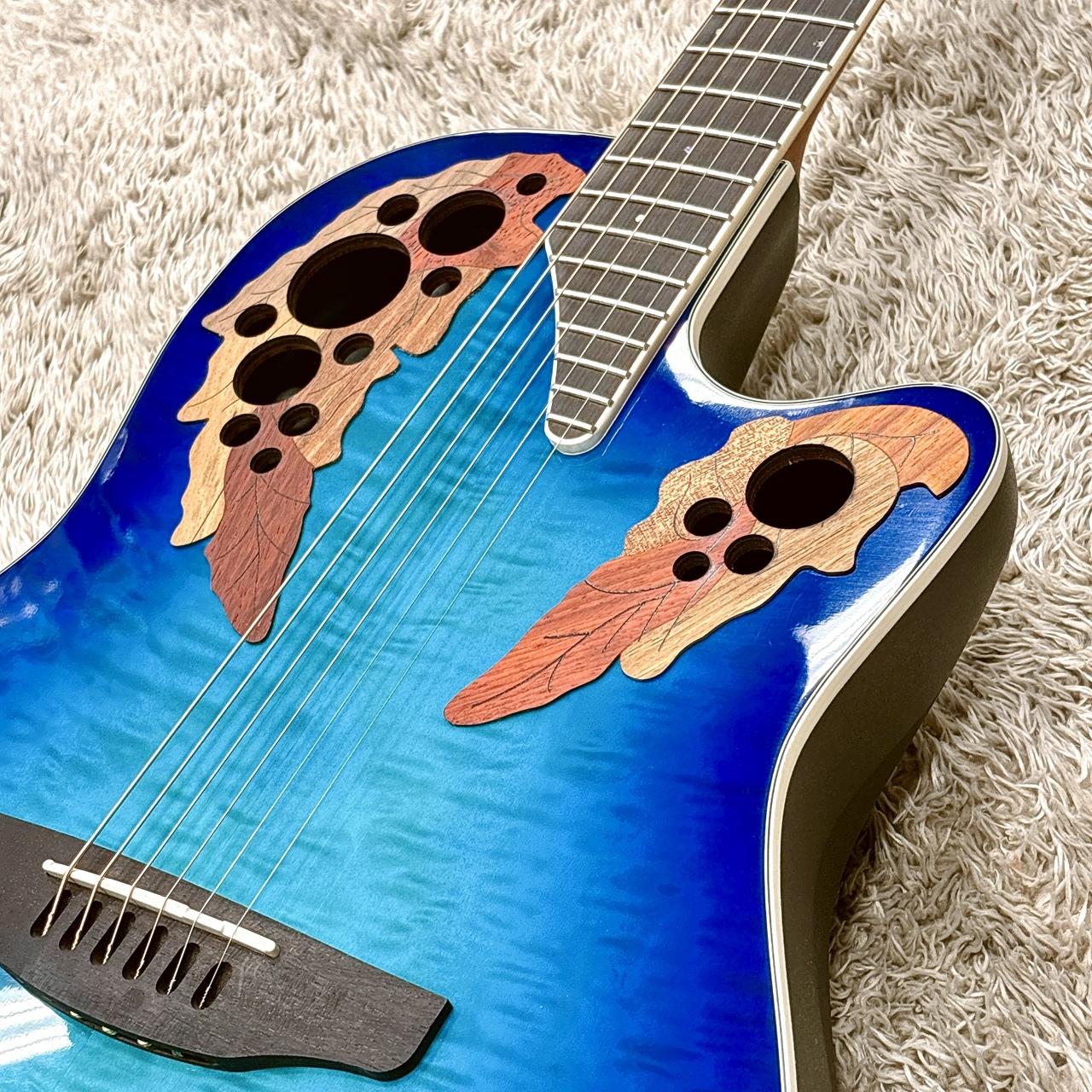 Ovation Celebrity Elite Exotic Super Shallow CE48P-RG-G (Regal To