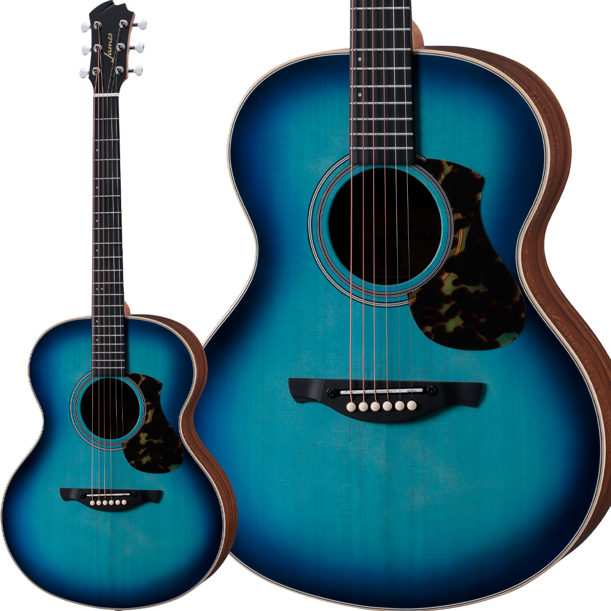James J-300A II Earth Blue アコースティックギター トップ単板