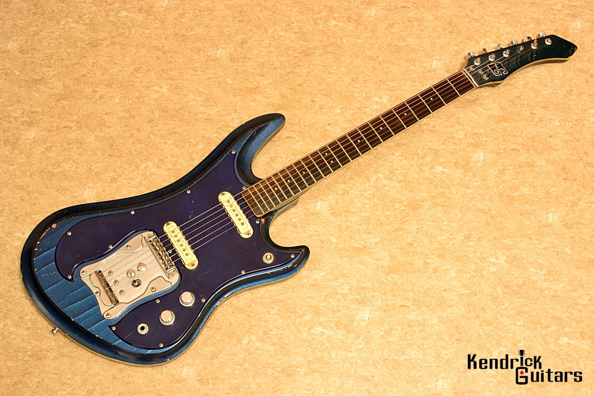 Guyatone 1966 LG-350T Sharp Five / Blue Metalic w/HC（ビンテージ