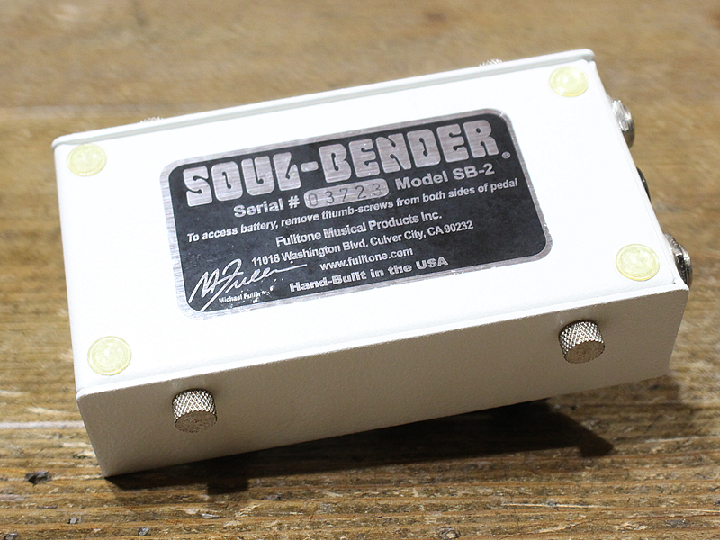 未使用】箱付 Fulltone SOUL-BENDER 未使用】箱付 Fulltone SOUL