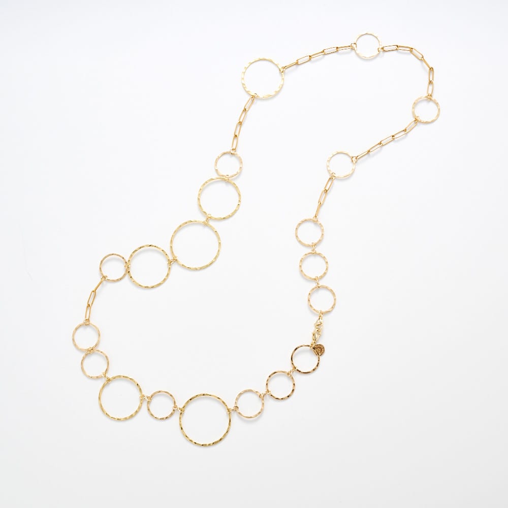LOUPE COLLIER/ルーペコリエ ルーペ一体型サークルチェーンネックレス