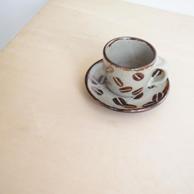 値引可 レア 工房十鶴 新品 コーヒー 豆柄 やちむん カップの通販 by