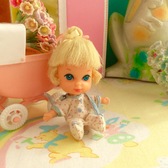 ヴィンテージドール＊リッドルキッドル 人形 マテル 1960年代 ベビーの