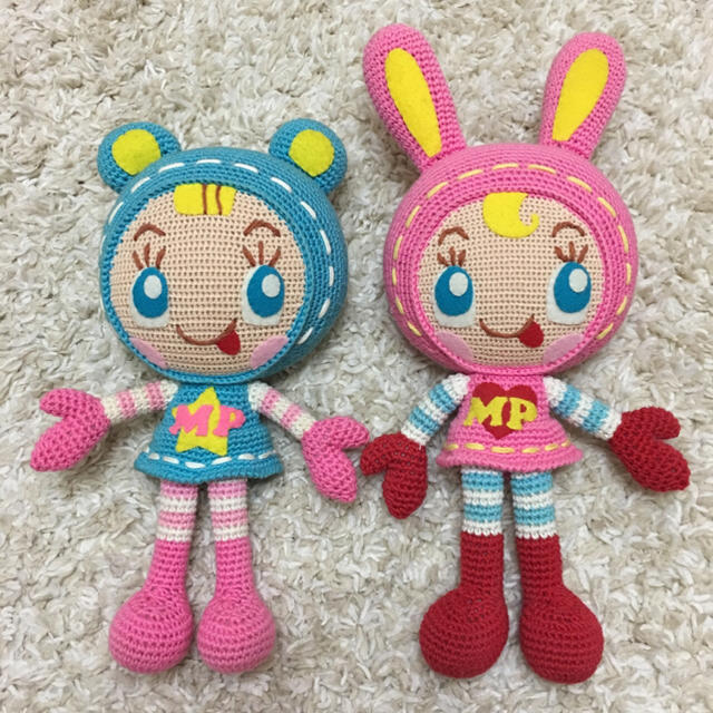 メゾピアノ アミグルミ ぬいぐるみ 8体セット(1体はエンジェルはブルー