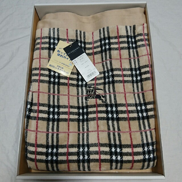 BURBERRY - 未使用 バーバリー タオルケット 綿100% 140㎝×200㎝ ノバ