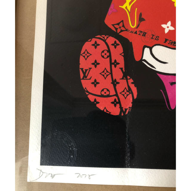 LOUIS VUITTON - ルイヴィトン×ミッキーマウス☆コラボポスター☆額縁