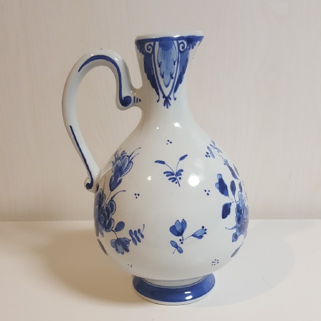 ロイヤルデルフト ビンテージ 手描き 水さし/花瓶 オランダ デルフト