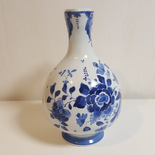 ロイヤルデルフト ビンテージ 手描き 水さし/花瓶 オランダ デルフト