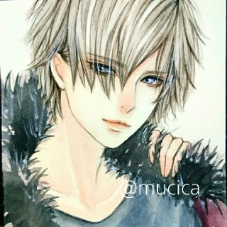 専用 手描きイラスト原画《 やんちゃな男子 》オリジナルの通販 by