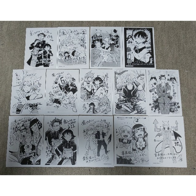 秋田書店 - ○魔入りました！入間くん 特典ペーパー14枚 新品！の通販