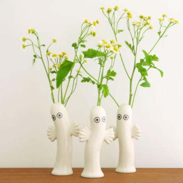 sakiii様専用【MOOMIN/ムーミン】ニョロニョロ花瓶3点セットの通販 by