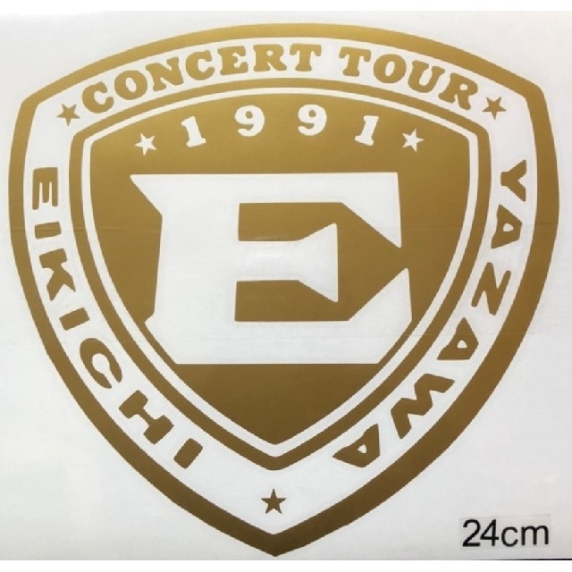 矢沢永吉ステッカーNo.A77 Eマーク ゴールドの通販 by ☆830☆ 's shop