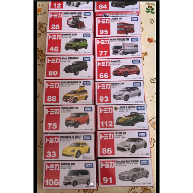 トミカ まとめ売り 16台の通販 by りんごs shop｜ラクマ